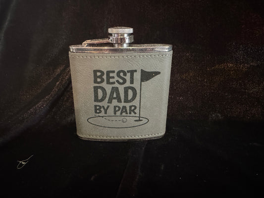 Leather covered flask