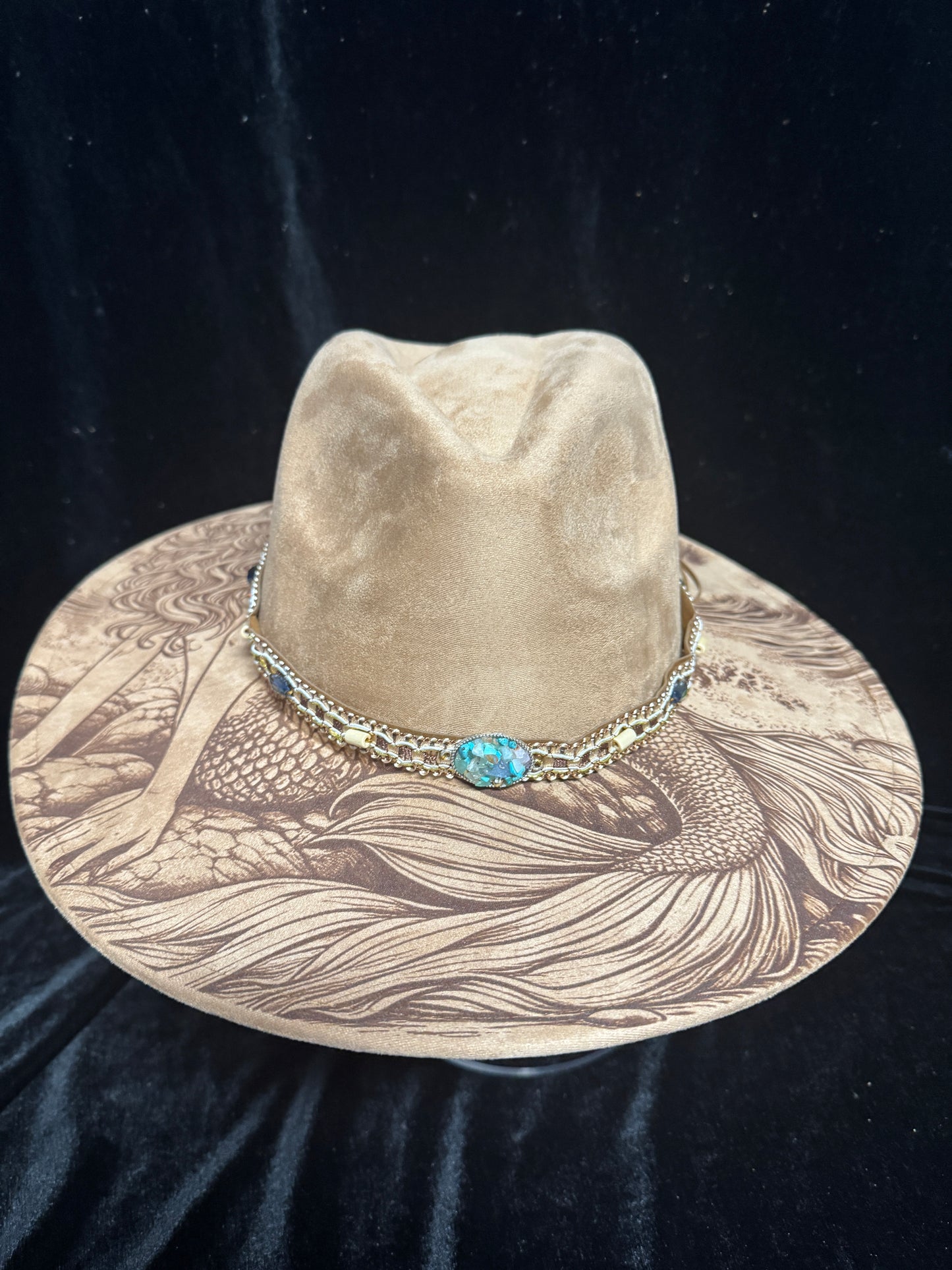 Mermaid hat.  A laser engraved masterpiece invoking beach days!