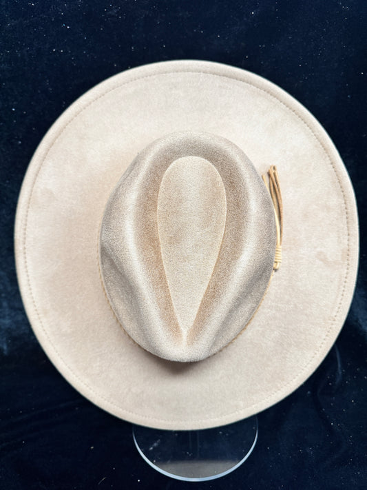 BLANK VEGAN SUEDE HATS  FOR BURNING OR LASER ENGRAVING