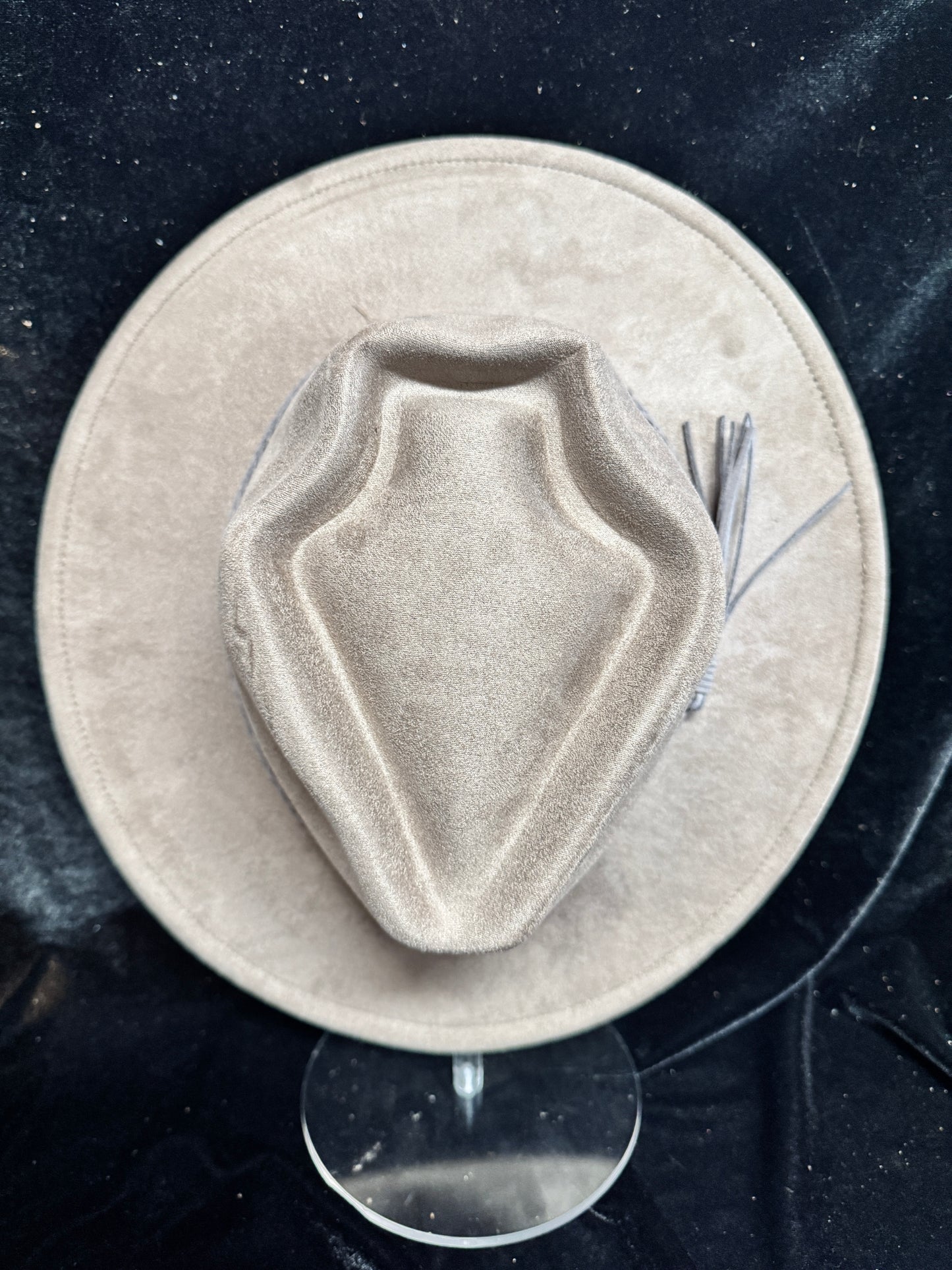 ARROW TOP VEGAN SUEDE BLANK HAT