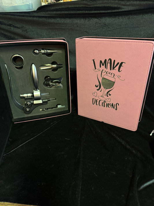 Wine Kit Vegan Leather